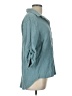 Hayden Teal 3/4 Sleeve Button-Down Shirt Size L - photo 4