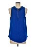 Le Lis Blue Sleeveless Blouse Size M - photo 2