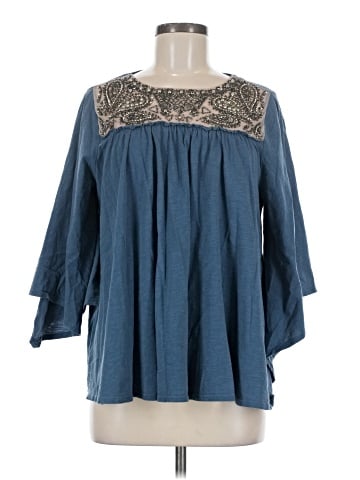 Deletta 3/4 Sleeve Blouse (view 1)