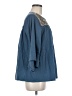 Deletta 100% Cotton Blue 3/4 Sleeve Blouse Size M - photo 4