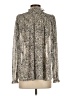 Free People 100% Polyester Silver Long Sleeve T-Shirt Size S - photo 2