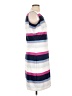 Belle + Sky Stripes Blue Casual Dress Size L - photo 4