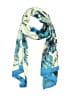Unbranded Floral Blue Scarf One size - photo 1