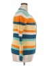 Evan Picone Stripes Teal Cardigan Size 2X - photo 4