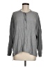 Lou & Grey 100% Viscose Gray Long Sleeve Blouse Size M - photo 1