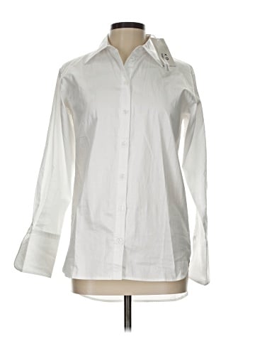 NA-KD Long Sleeve Button-Down Shirt (view 1)