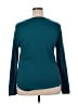 Laura Scott Teal Long Sleeve Henley Size XXL - photo 2
