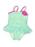 Circo Polka Dots Green One Piece Swimsuit Size 6-9 mo - photo 1