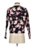 Rebecca Minkoff 100% Polyester Floral Black Pullover Sweater Size 4 - photo 2