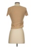 MNG Tan Short Sleeve Top Size XS - photo 2