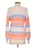 Ann Taylor LOFT Stripes Orange Pullover Sweater Size XS - photo 2