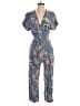 Unbranded Floral Blue Jumpsuit Size XS (estimated) - photo 1