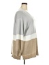 Lane Bryant 100% Acrylic Color Block Gray Pullover Sweater Size 22 Plus (5) - photo 4
