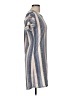 Truself Stripes Gray Blue Casual Dress Size M - photo 4
