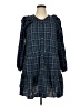 Madewell Plaid Blue Casual Dress Size XL - photo 1