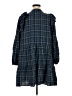 Madewell Plaid Blue Casual Dress Size XL - photo 2