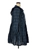 Madewell Plaid Blue Casual Dress Size XL - photo 4
