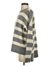 Theory 100% Cashmere Stripes Gray Cardigan Size 00 - 0 - photo 5