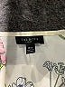 Talbots Floral Ivory Sleeveless Blouse Size 16 - photo 6