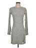 BP. Solid Gray Casual Dress Size S - photo 1