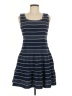 Max Studio Stripes Blue Casual Dress Size M - photo 1