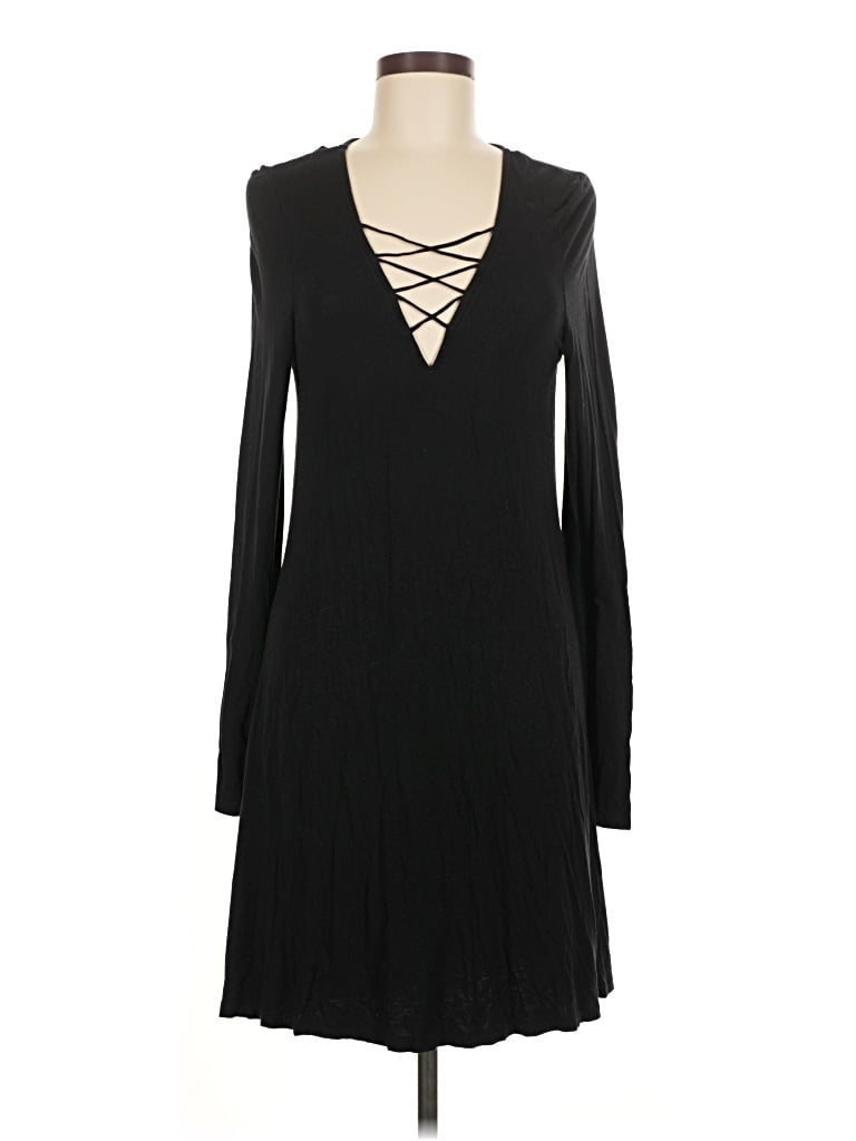 Pre-owned Express Casual Dress In Black