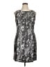 MICHAEL Michael Kors Tweed Silver Cocktail Dress Size 14 - photo 1