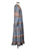 Unbranded Paisley Blue Teal Casual Dress Size S - photo 4
