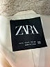 Zara 100% Polyester Ivory Faux Fur Jacket Size S - photo 6