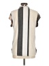 Vintage Rose Chevron-herringbone Gray Short Sleeve Blouse Size M - photo 2