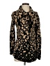 New Directions 100% Cotton Animal Print Black Cardigan Size S (petite) - photo 1