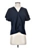 Ann Taylor Factory Blue Short Sleeve Blouse Size S - photo 1