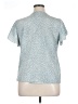 Shein 100% Polyester Teal Short Sleeve Blouse Size XL - photo 2