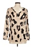 Unbranded Animal Print Tan Long Sleeve T-Shirt Size M - photo 1