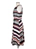 Elle Stripes Gray Casual Dress Size S - photo 5