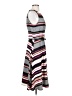 Elle Stripes Gray Casual Dress Size S - photo 4
