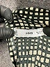 MNG Houndstooth Black Long Sleeve Blouse Size M - photo 7