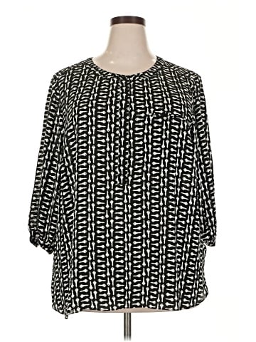 Not Your Daughter's Jeans 3/4 Sleeve Blouse (view 1)