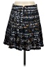 J.Crew 100% Polyester Print Blue Casual Skirt Size 4 - photo 2
