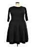 Karina Solid Black Cocktail Dress Size XXL (estimated) - photo 1