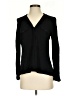 Promod Black Long Sleeve Blouse Size 4 - photo 1