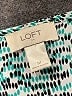 Ann Taylor LOFT Outlet 100% Polyester Teal Sleeveless Blouse Size M - photo 7