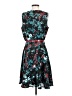Elle Print Teal Cocktail Dress Size S - photo 2