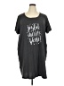 Instant Message Gray Casual Dress Size 3X (estimated) - photo 1