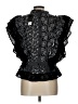 Hunter Bell 100% Cotton Black Sleeveless Blouse Size 12 - photo 2