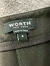 Worth New York 100% Leather Black Track Pants Size 8 - photo 7
