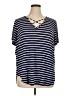 Emory Park Blue Short Sleeve Top Size 1X (estimated) - photo 1