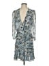 Veronica Beard 100% Silk Paisley Blue Cocktail Dress Size 4 - photo 1