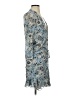 Veronica Beard 100% Silk Paisley Blue Cocktail Dress Size 4 - photo 4