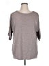 Kim & Cami Gray Short Sleeve Top Size 1X - photo 1